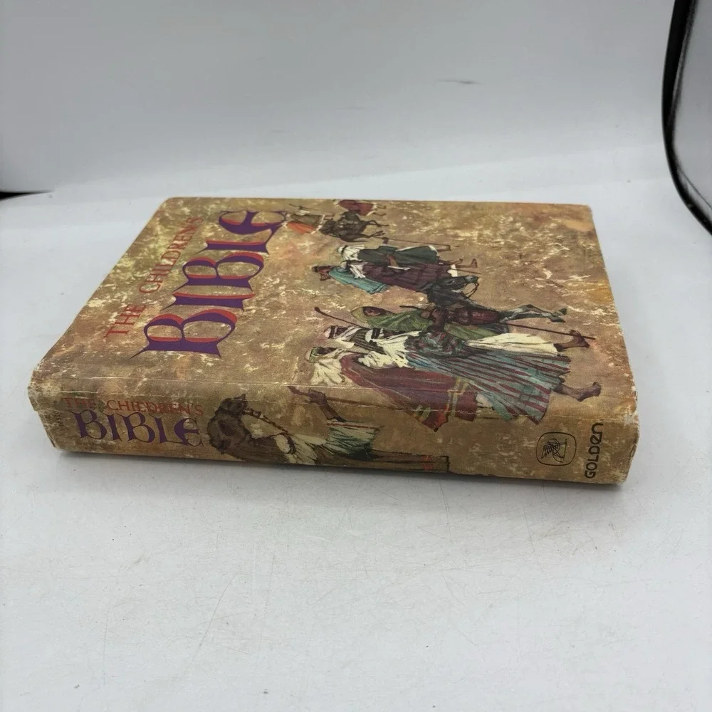 Vintage The Children's Bible Golden Press Illustrated Stories Hardcover 1965‎
